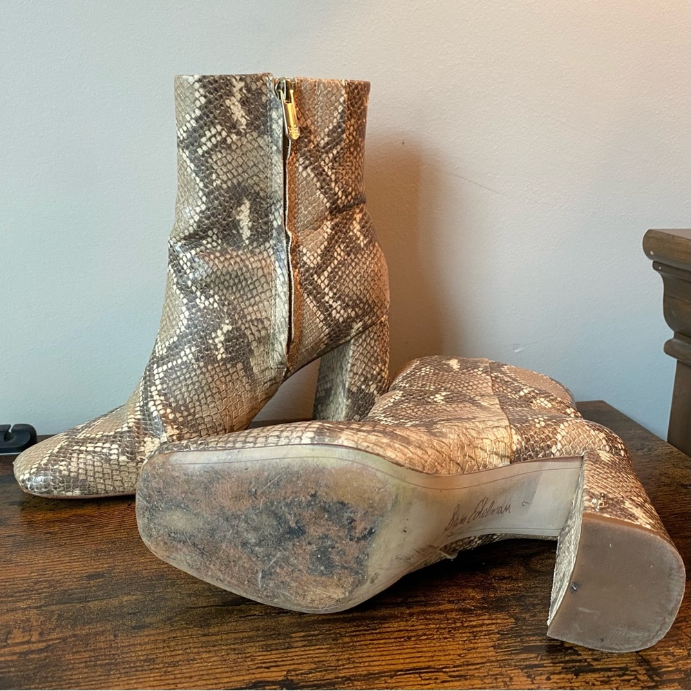 Sam Edelman Codie Square Toe Bootie - Size 7 - image 8